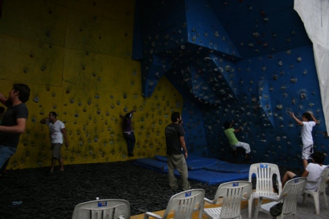 Muro de escalada